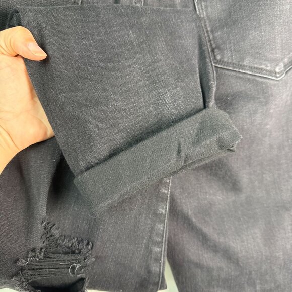 Judy Blue Jeans Black Mid-Rise Distressed Slim Fit JB88137 Size 13/31 - Picture 10 of 10